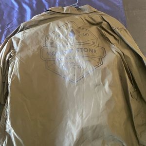 2 Volcom lightweight windbreaker water repellent jackets with zip tech